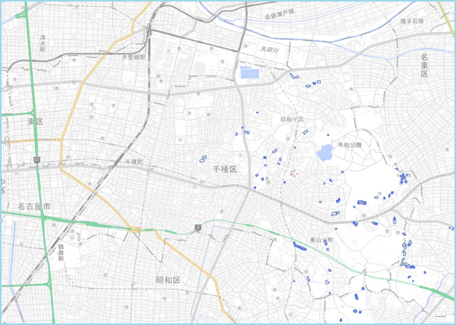 名古屋市千種区の土砂災害警戒ハザードマップ