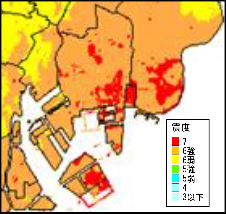 東京都江東区地震ハザードマップ