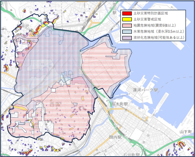 横浜市西区災害マップ